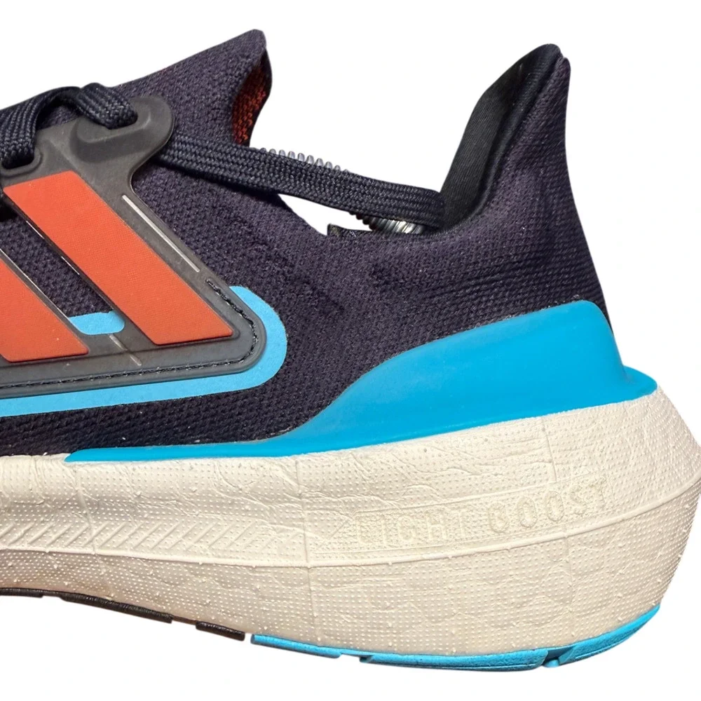 ADIDAS UltraBoost Light Men's 8 Running Shoes Blue Red Sneakers Worn Once